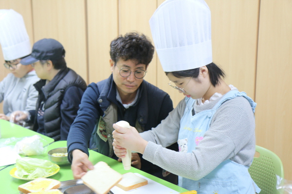 '뽀글뽀글' 1회차 요리활동 사진